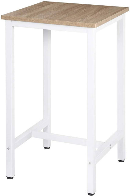 Bartisch aus Metallgestell, Tischplatte aus MDF