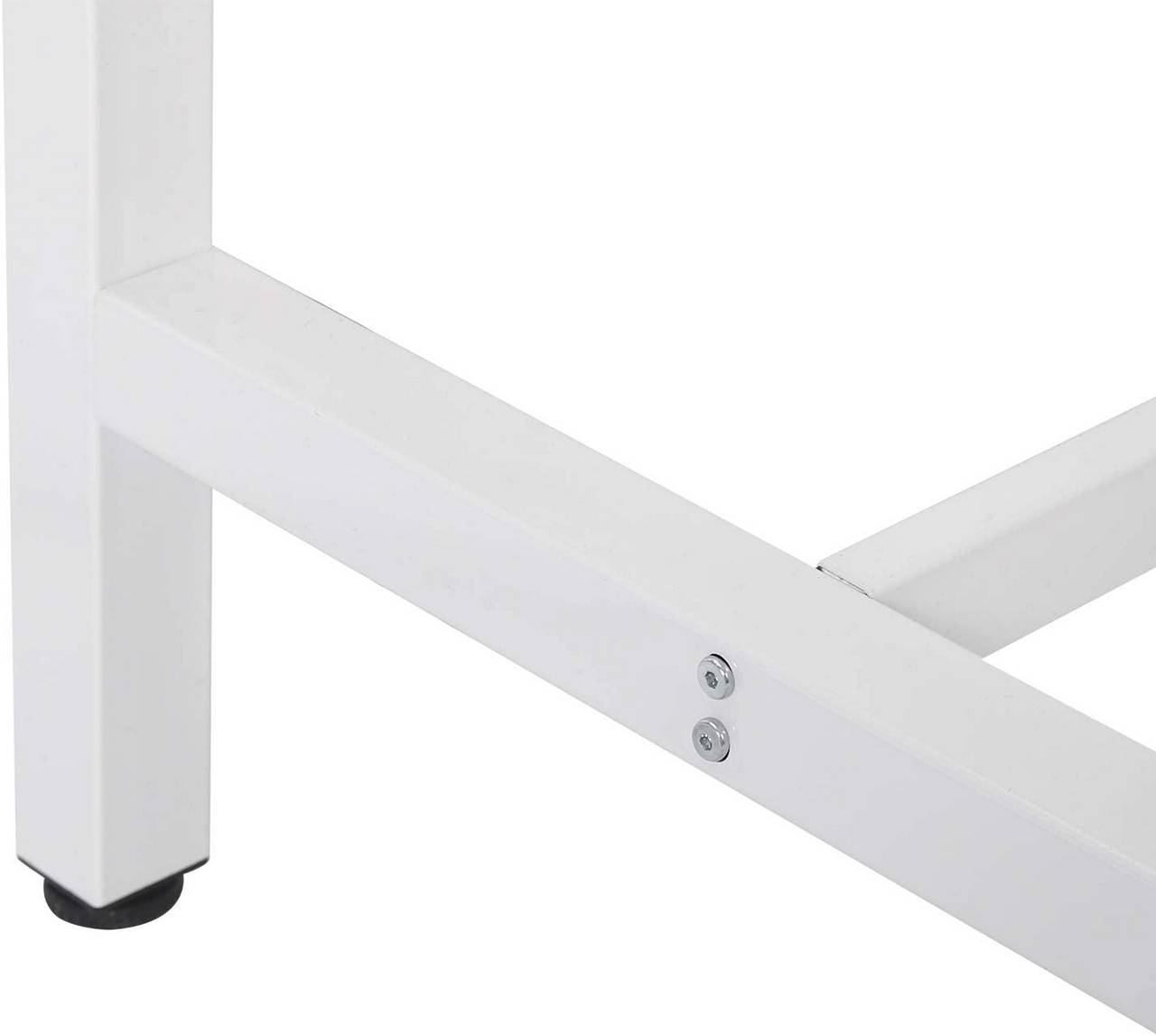 Bartisch aus Metallgestell, Tischplatte aus MDF