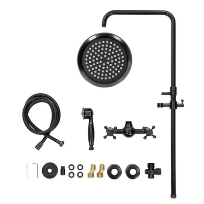 Antiker Messing-Duschhahn BLUME - Palo24