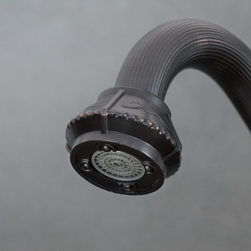 Stationäre Küchenarmatur FLOWER, schwarz - Palo24