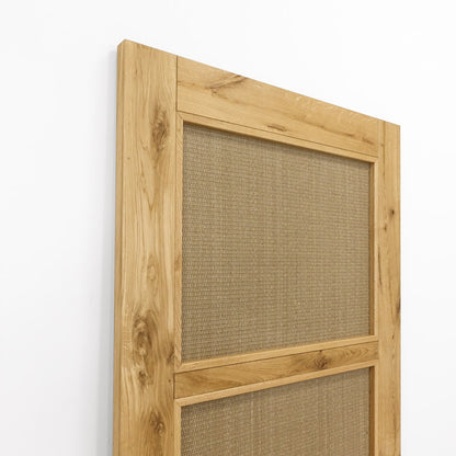 Rattan Schiebetür TOFINO 100x210 cm Naturöl - Palo24