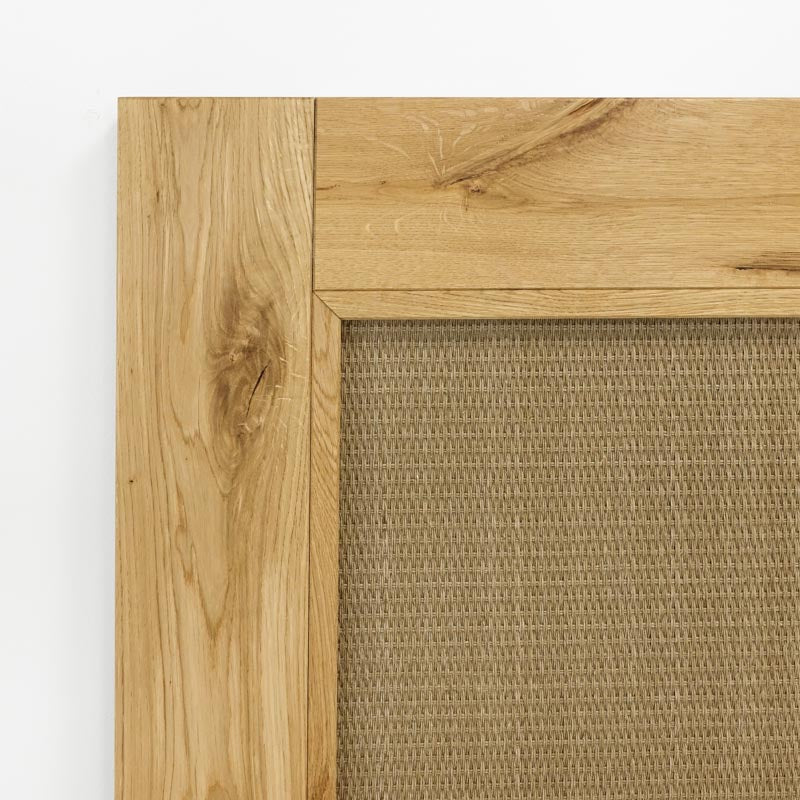 Rattan Schiebetür TOFINO 100x210 cm Naturöl - Palo24