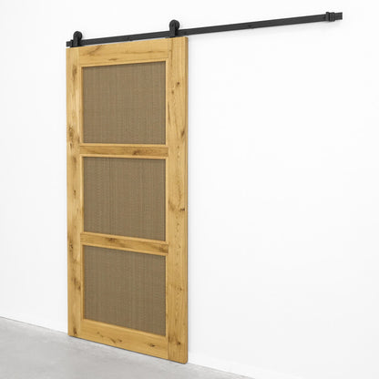 Rattan Schiebetür TOFINO 100x210 cm Naturöl - Palo24