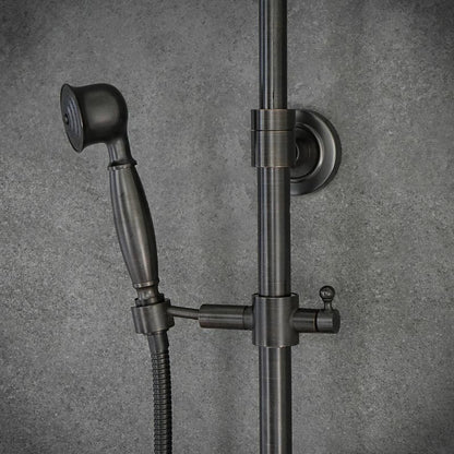 Duschhahn Brausebatterie YORK Schwarz - Palo24