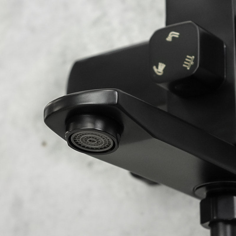 Duscharmatur schwarz AKRON - Palo24