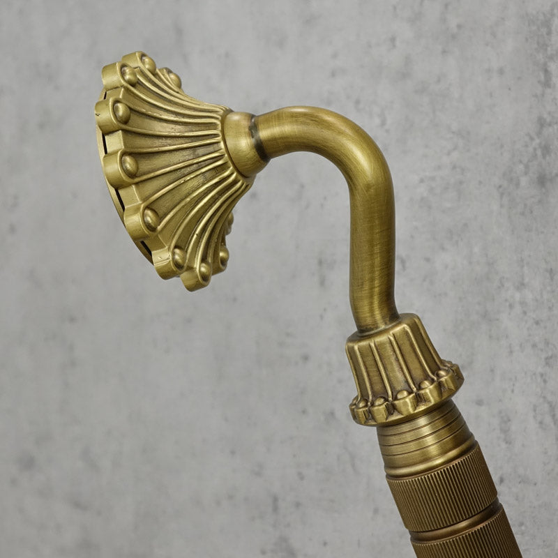 Brausebatterie Messing antik FLOWER - Palo24