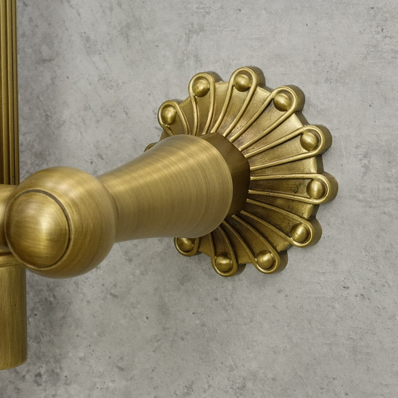 Brausebatterie Messing antik FLOWER - Palo24