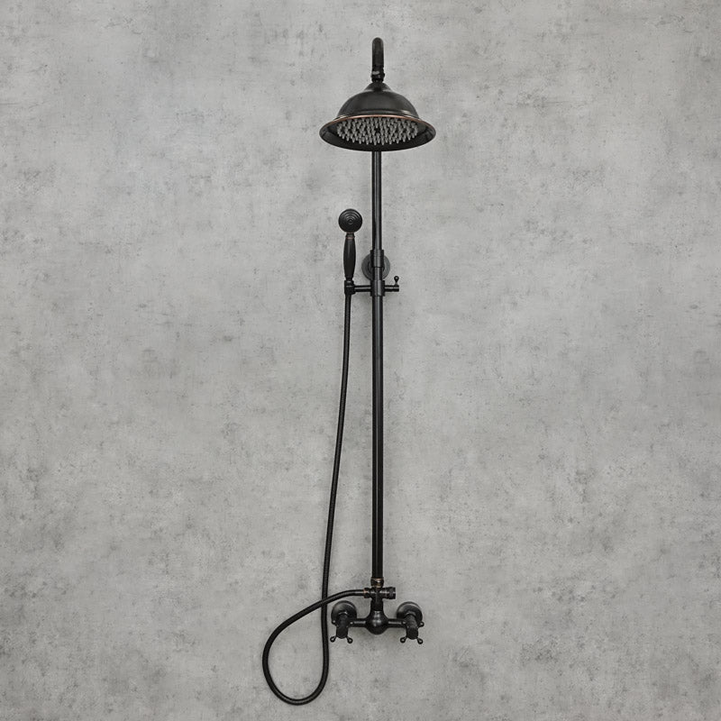 Antiker Messing-Duschhahn BLUME - Palo24