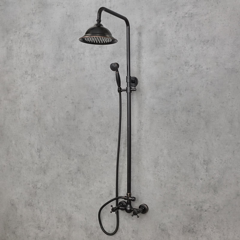 Antiker Messing-Duschhahn BLUME - Palo24