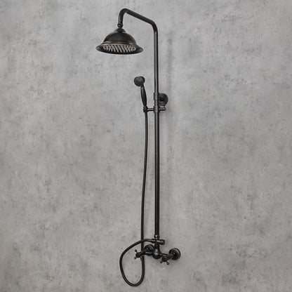 Antiker Messing-Duschhahn BLUME - Palo24