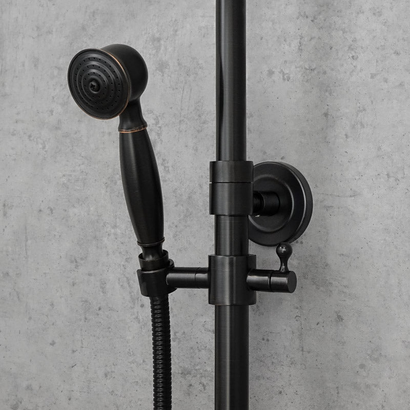 Antiker Messing-Duschhahn BLUME - Palo24