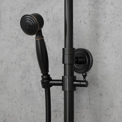 Antiker Messing-Duschhahn BLUME - Palo24