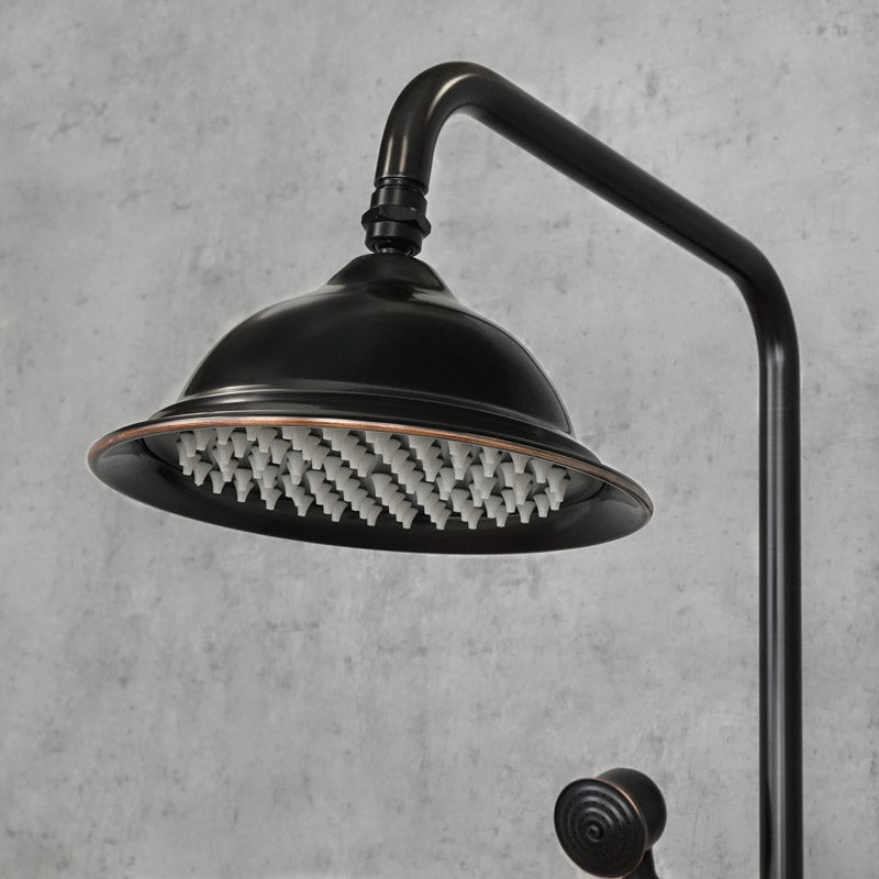 Antiker Messing-Duschhahn BLUME - Palo24