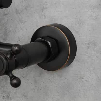 Antiker Messing-Duschhahn BLUME - Palo24