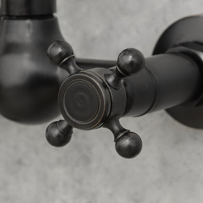 Antiker Messing-Duschhahn BLUME - Palo24