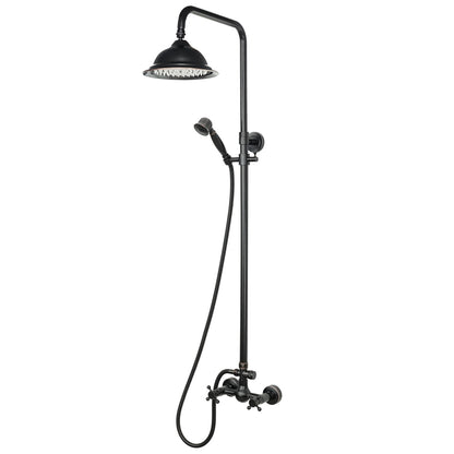 Antiker Messing-Duschhahn BLUME - Palo24