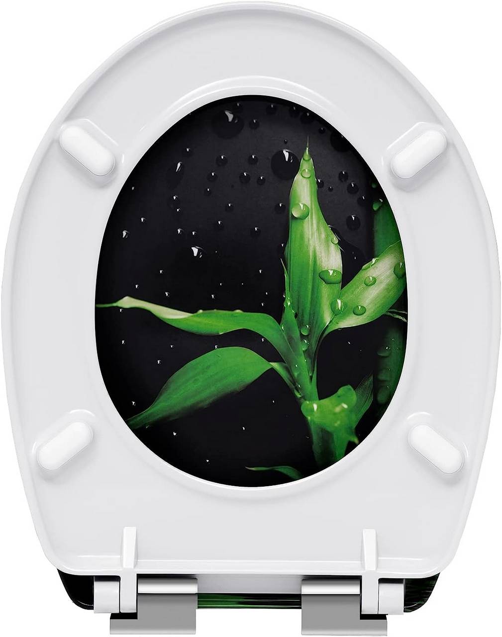 Duroplast Toilettensitz mit Absenkautomatik Bambus - Palo24