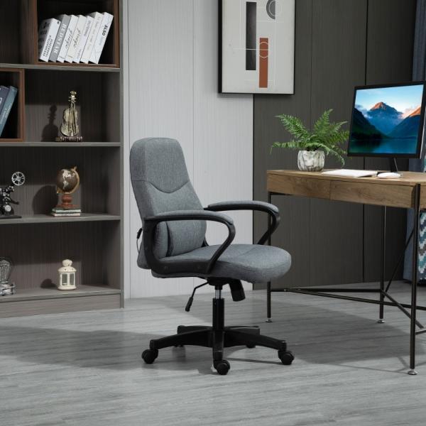 Fauteuil de direction fauteuil de massage avec interface USB gris