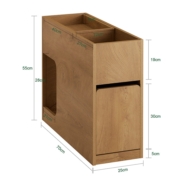 Nachttisch Beistelltisch Natur