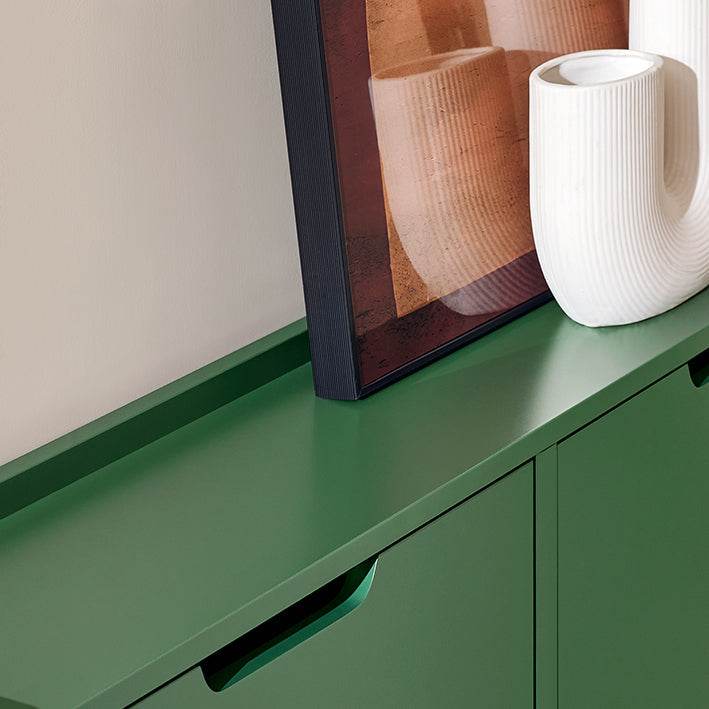 Schuhkipper Schuhschrank Dunkelgrün - Palo24