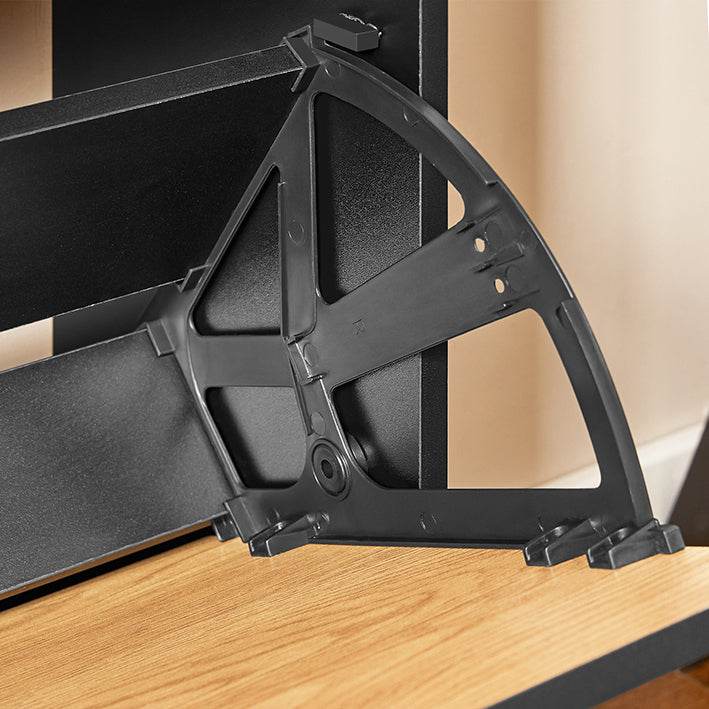 Schuhkipper mit 3 Klappen | Schuhschrank schmal | Schwarz-Braun - Palo24