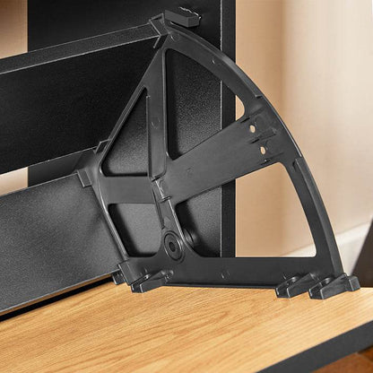 Schuhkipper mit 3 Klappen | Schuhschrank schmal | Schwarz-Braun - Palo24