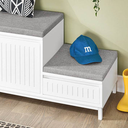 Schuhbank mit Sitzfläche | Schuhkipper | Schuhregal | Kinder Schuhschrank - Palo24