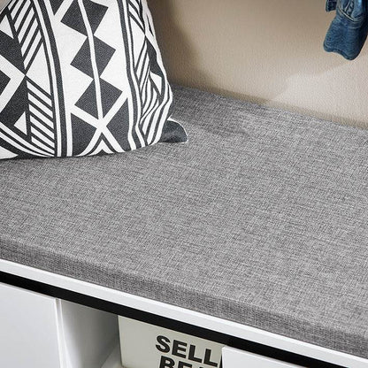 Schuhbank mit 2 Schubladen | Sitzbank | schuhschrank | Dielenbank | Weiss - Palo24