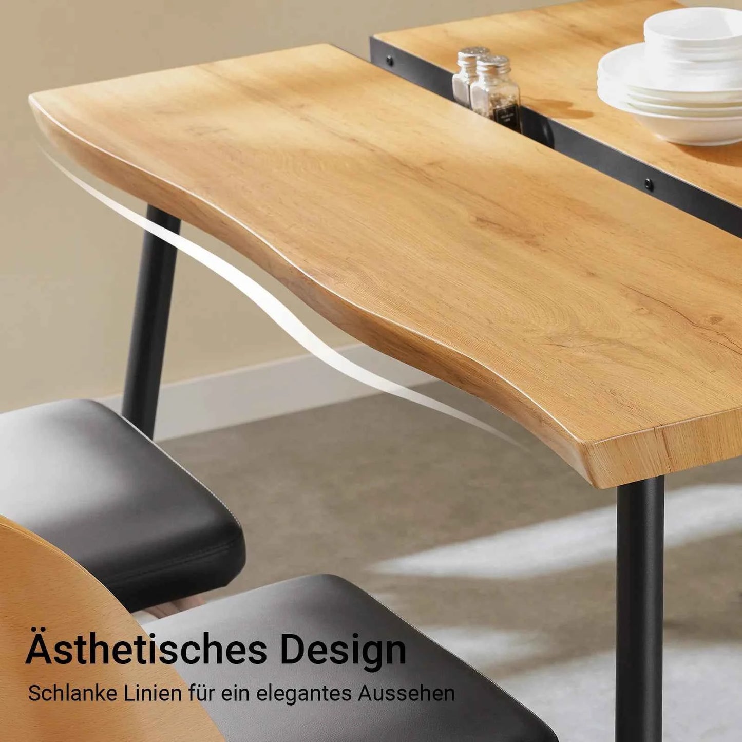 Esstisch | Küchentisch | Esszimmertisch für 4 Personen | Schreibtisch