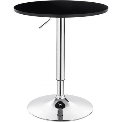 Bartisch höhenverstellbar 68-88 cm Partytisch Schwarz - Palo24