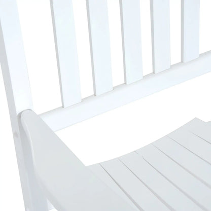 Chaise à bascule, balançoire, chaise de relaxation, chaise de jardin, accoudoir, blanc