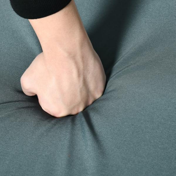 Schaukelstuhl Schwingsessel Gartenstuhl mit Kissen, Polyrattan+Metall - Palo24