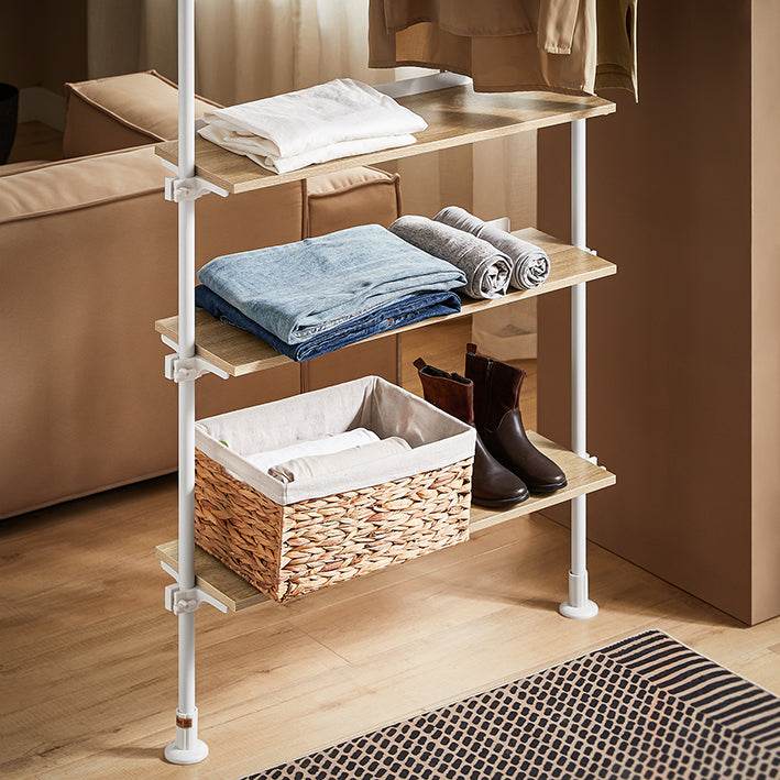 Teleskopstange Kleiderständer | Garderoben System | Verstellbares Garderobenständer - Palo24