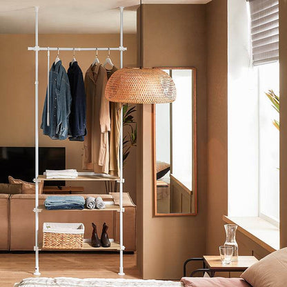 Teleskopstange Kleiderständer | Garderoben System | Verstellbares Garderobenständer - Palo24