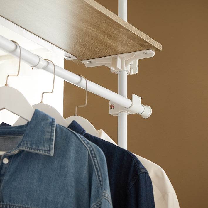 Teleskopstange Kleiderständer | Garderoben System | Verstellbares Garderobenständer - Palo24