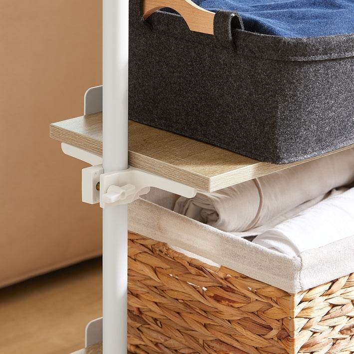 Teleskopstange Kleiderständer | Garderoben System | Verstellbares Garderobenständer - Palo24