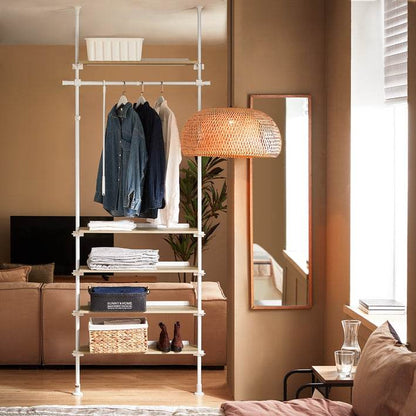 Teleskopstange Kleiderständer | Garderoben System | Verstellbares Garderobenständer - Palo24