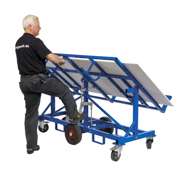 Plattenwagen, flexibel u. multifunktionell 1.900 x 700 x 1.470 mm, Traglast: 500 - Palo24