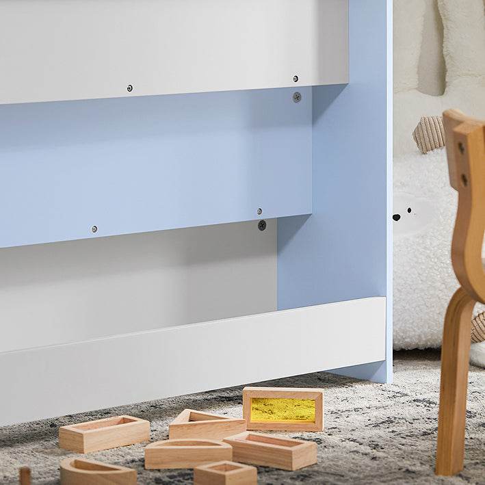 Kinder Bücherregal | Zeitungsständer | Büchergestell Hellblau - Palo24