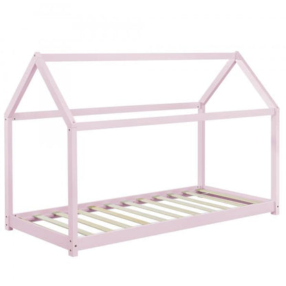 Kinderbett Netstal 90x200 cm Holz Rosa