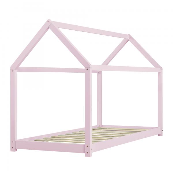 Kinderbett Netstal 90x200 cm Holz Rosa