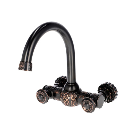 Wasserhahn zur Wandmontage LOLA Schwarz - Palo24