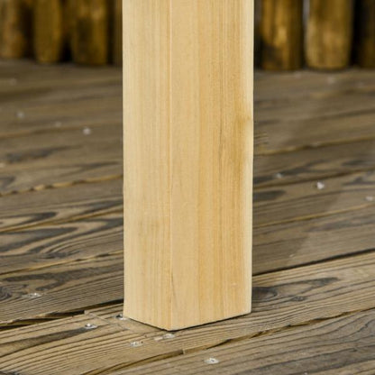 Schaukelbank mit Pergola, für 2 Personen, höhenverstellbar, Massivholzrahmen - Palo24