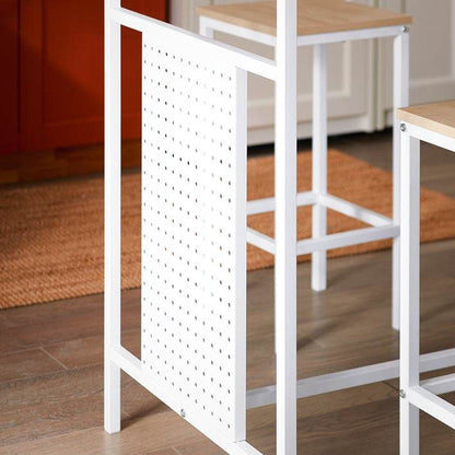 Bartisch Set 3-teilig | Esstisch | Bistrotisch mit 2 Stühlen | Sitzgruppe - Palo24