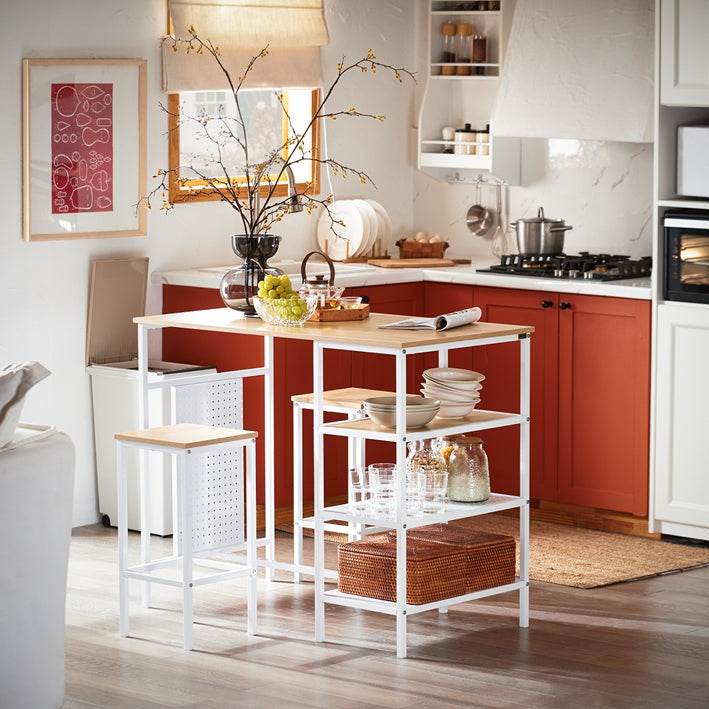 Bartisch Set 3-teilig | Esstisch | Bistrotisch mit 2 Stühlen | Sitzgruppe - Palo24