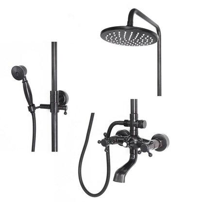 Duschhahn Brausebatterie YORK Schwarz - Palo24