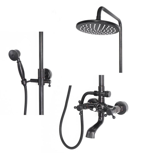 Duschhahn Brausebatterie YORK Schwarz - Palo24