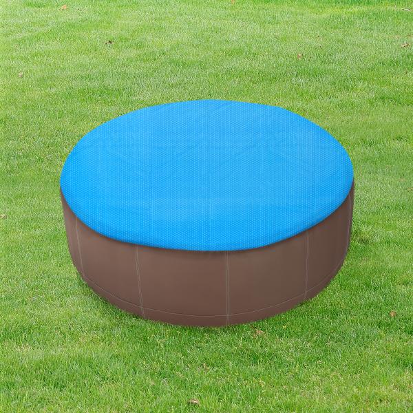 Poolabdeckung 488 cm Rund Blau