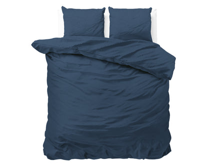 Bettbezug Satin Point Navy 240 x 220 cm