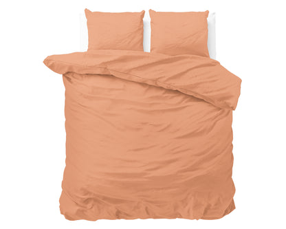 Bettbezug Satin Point Pastel Orange 240 x 220 cm